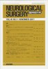 Neurological Surgery Ǿг Vol.45 no.11 (2017)