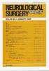 Neurological Surgery Ǿг Vol.36 no.1(2008) Ǿ缣ŤκȤ줫
