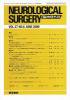 Neurological Surgery Ǿг Vol.37 no.6(2009) Ƭư̮Ȥμŷиۤ