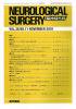 Neurological Surgery Ǿг Vol.38 no.11(2010)  Ǿư̮Ф⼣ŤĹ
