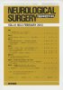 Neurological Surgery Ǿг Vol.41 no.2 (2013)