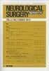 Neurological Surgery Ǿг Vol.41 no.3 (2013)