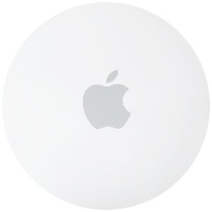 アップルロゴ入り円形マウスパッド 白 アップルグッズのスマートストア