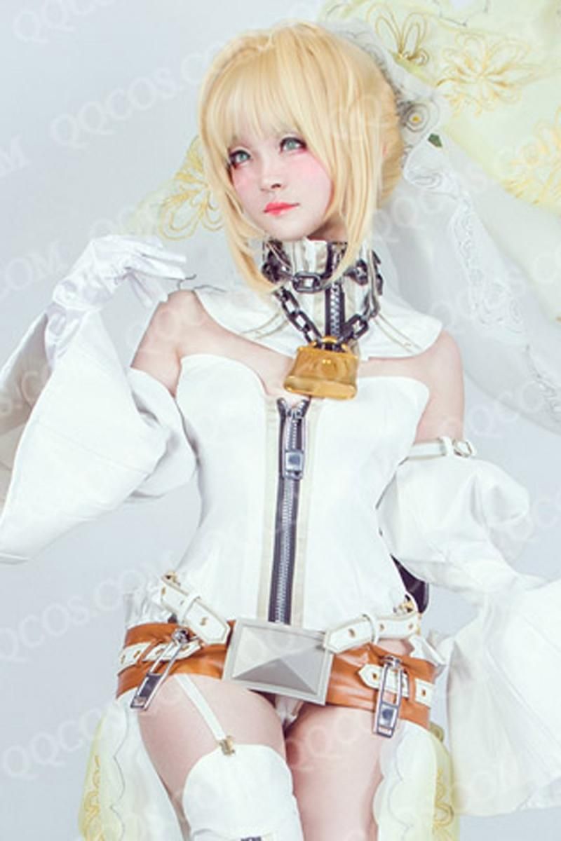 腰巻きトップスFGO ネロ コスプレ 衣装 花嫁 ウェディング ブライド