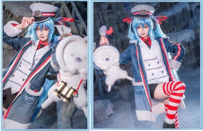 豪華版 雪ミク 2023 冬麗 コスプレ服（ふゆうらら）「SNOW MIKU
