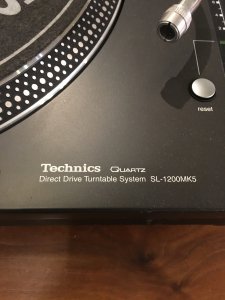 Technics Turntable / SL-1200 MK5 [Black] - GRIND RECORDS