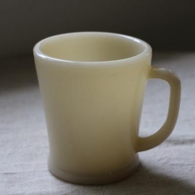 Fire King IVORY D-Handle Mug Cup 52s-55sインテリア/住まい/日用品