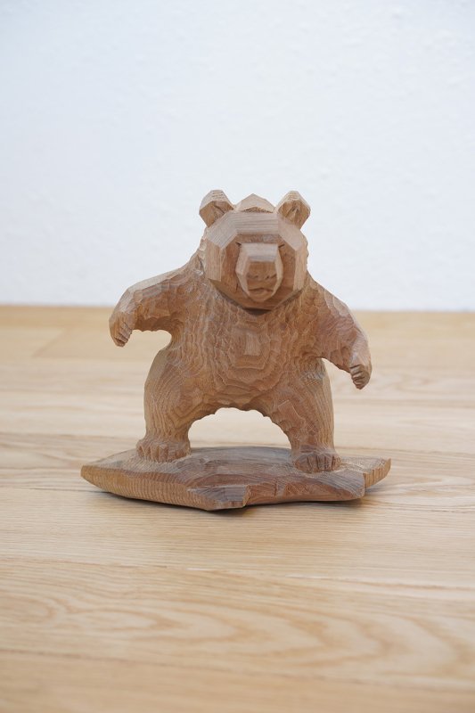 SALE／92%OFF】 可愛い木彫りの熊さん みきおさんの熊 北海道 アイヌ