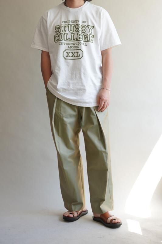 KICS DOCUMENT.（キクスドキュメント） GABARDINE DOUBLE TUCK