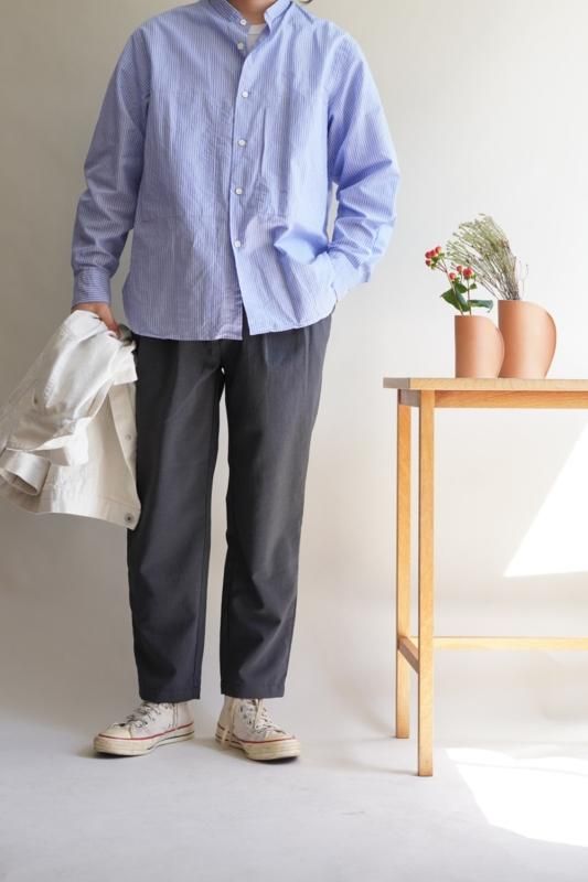 STILL BY HAND（スティルバイハンド）narrow collar striped