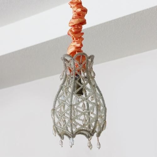 フランス メルシールイ ペンダントライト シャンデリア ビーズ装飾