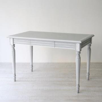 White Gray Table 【W1200】(アンティーク塗装) - インテリアショップkino