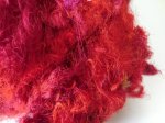 Sari Silk Fibre Red/サリーシルクファイバー　単色　レッド　100g<img class='new_mark_img2' src='https://img.shop-pro.jp/img/new/icons20.gif' style='border:none;display:inline;margin:0px;padding:0px;width:auto;' />