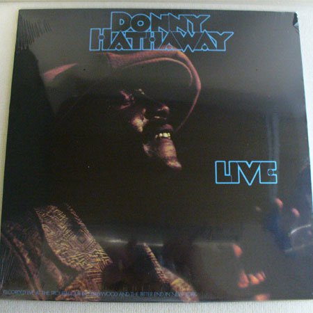 フラワーB ブルーグレイ ダニー ハサウェイ/LP /DONNY HATHAWAY LIVE