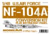 ꥫ ڡȥ졼ʡ NF-104A  1/48 ¤å U.S. AIR Force NF-104A conversion kitڷ״ա