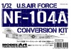 アメリカ空軍 スペーストレーナー NF-104A  1/32 改造キットバージョン２ U.S. AIR Force NF-104A conversion kit Ver.2<img class='new_mark_img2' src='https://img.shop-pro.jp/img/new/icons50.gif' style='border:none;display:inline;margin:0px;padding:0px;width:auto;' />