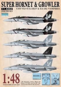 1/48ꥫʼ F/A-18E/F & EA-18G VX-9 ѥ