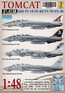 1/48ꥫ F-14A/B/D ȥ७å VF-14/74/84/ & VX-30 쥯 #2