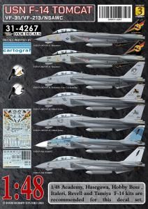 1/48ꥫ F-14 ȥ७å VF-31/VF-213/NSAWC
