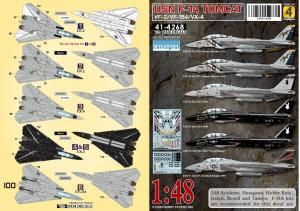 1/48ꥫ F-14A ȥ७å VF-2/VX-4/VF-154 ȥ७åȥ쥯 #4