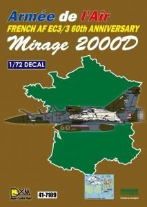 1/72French AF M2000D EC3/3 60 ANN