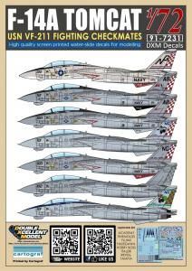 1/72ꥫ F-14A ȥ७å VF-211 åᥤ