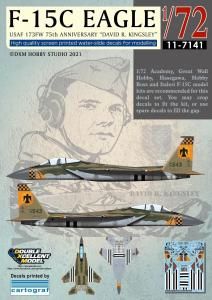 11-7141 1/72ꥫ F-15C  173FW 75ǯ ǥåɡR󥰥졼