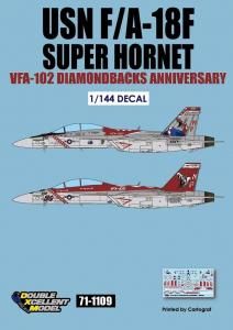 1/144ꥫ F/A-18F ѡۡͥå VFA-102 ɥХå