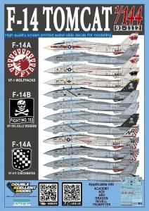 1/144ꥫ F-14A ȥ७å VF-1 եѥå/VF-103 ꡼㡼/VF-211 åᥤ