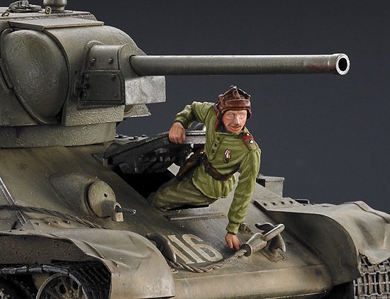 1/35 第2次大戦 ソ連戦車兵 - WWII Soviet Tank crew - モデルアート