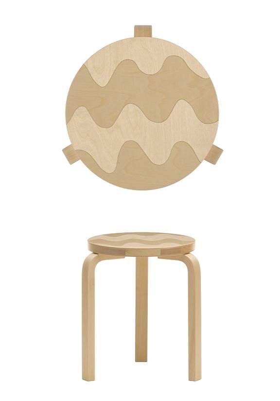 アルテック＋マリメッコ / スツール60（ロッキ）/ Artek / Marimekko