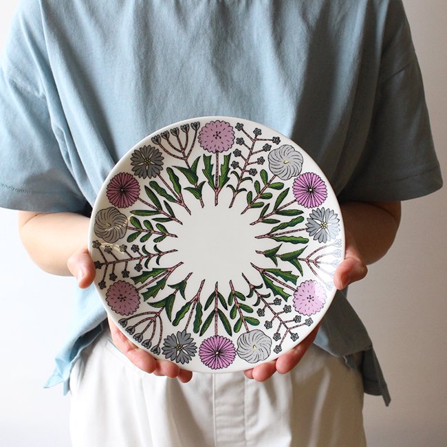 Maj】 鹿児島睦×GUSTAFSBERG / プレート 22cm / 磁器 / Makoto Kagoshima Maj Plate