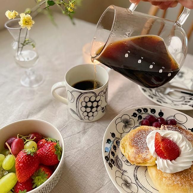 アラビア パラティッシ プレート16.5cm （ブラック） / ARABIA Paratiisi