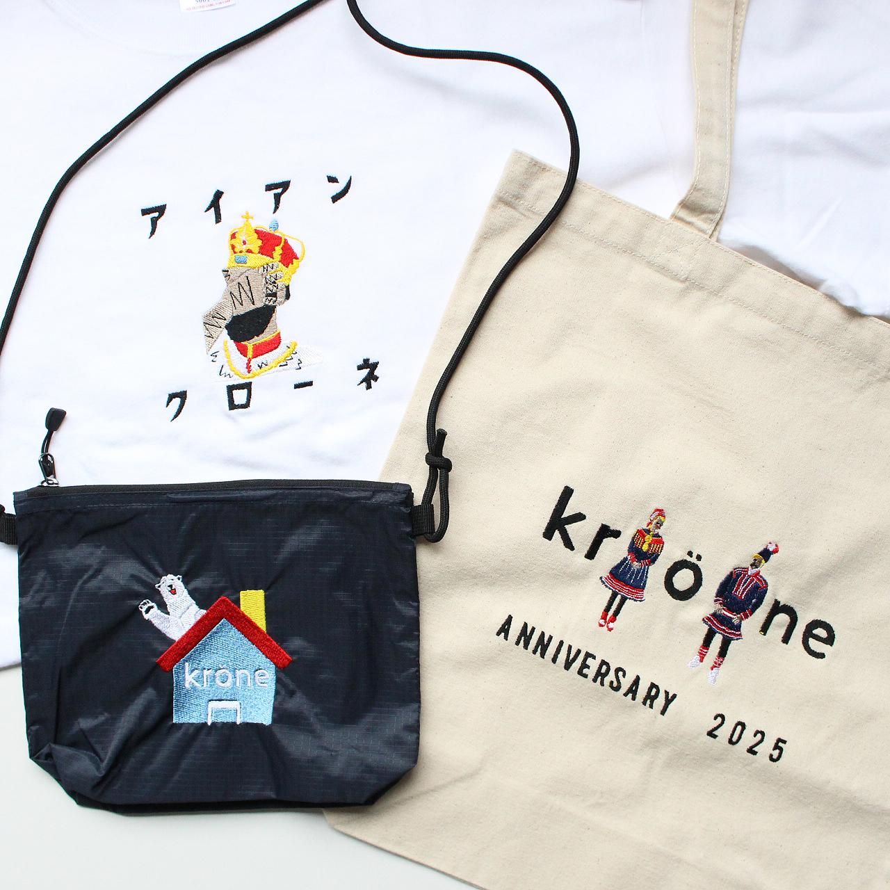 2025アニバーサリー】slowth×krone 刺繍Tシャツ / クローネ