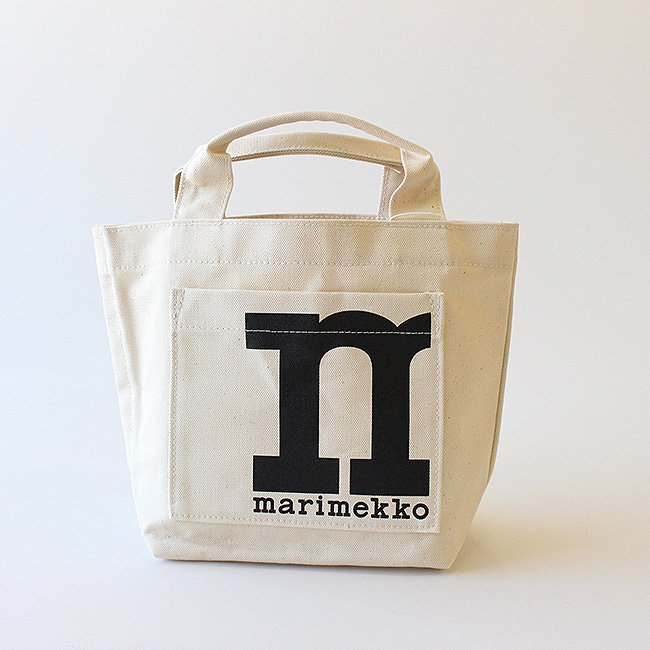 マリメッコ Mono City Tote Solid トートバッグ（コットン