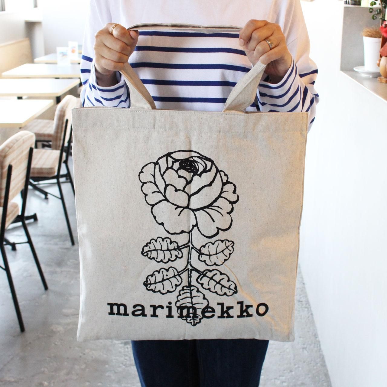 marimekko｜ファブリックバッグ Vihkiruusu ヴィヒキルース