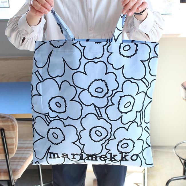 日本限定】マリメッコ Vankka Piirto Unikko トートバッグ