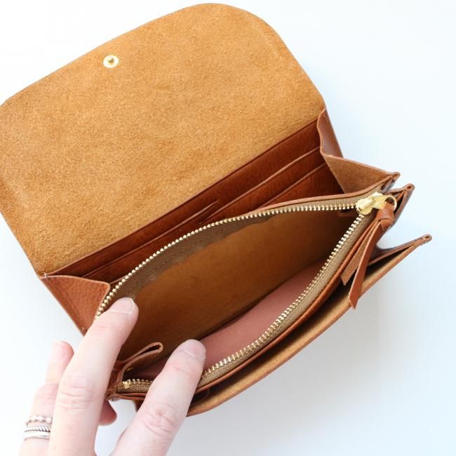 CINQ（サンク） 長財布（キャメル）【送料無料】