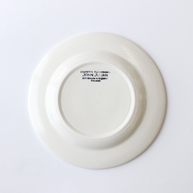 NOIR】 鹿児島睦×JOHN JULIAN / Side Plate 21cm Cat（ネコ） / 磁器