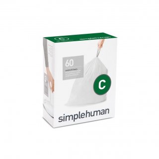 【simplehuman / シンプルヒューマン】コードC　パーフェクトフィットゴミ袋 【4箱1セット】【メーカー直送品】