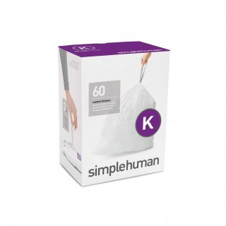 【simplehuman / シンプルヒューマン】コードK　パーフェクトフィットゴミ袋 【4箱1セット】【メーカー直送品】