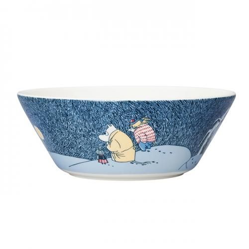 【2021冬限定】アラビア ムーミン ウィンターボウル2021 （スノームーンライト）/ ARABIA moomin Winter Bowl（15cm）