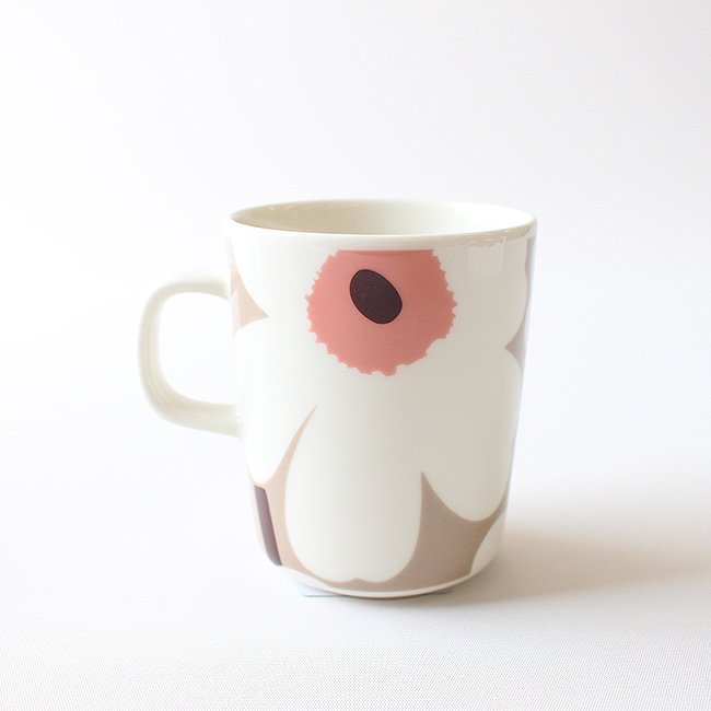 2022限定カラー】マリメッコ ウニッコ マグカップ 250ml / marimekko UNIKKO Mug / クレイ×ホワイト