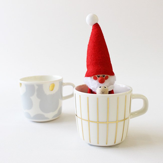 2022冬限定】マリメッコティイリスキヴィ コーヒーカップ / marimekko Tiiliskivi coffe cup / ゴールド