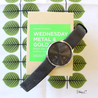 CHPO 腕時計 / WEDNESDAY METAL ＆ GOLD（レザーベルト/BLACK） / シーエイチピーオー / 北欧 / スウェーデン