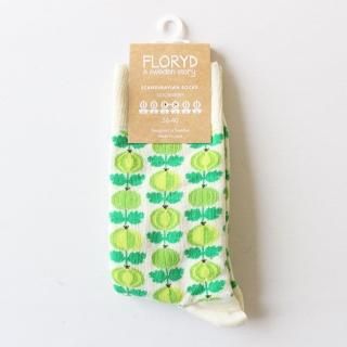 <img class='new_mark_img1' src='https://img.shop-pro.jp/img/new/icons1.gif' style='border:none;display:inline;margin:0px;padding:0px;width:auto;' />【FLORYD】スカンジナビアン ソックス(グーズベリー) / 23cm〜25.5cm / スウェーデンデザイン / ラトビア製