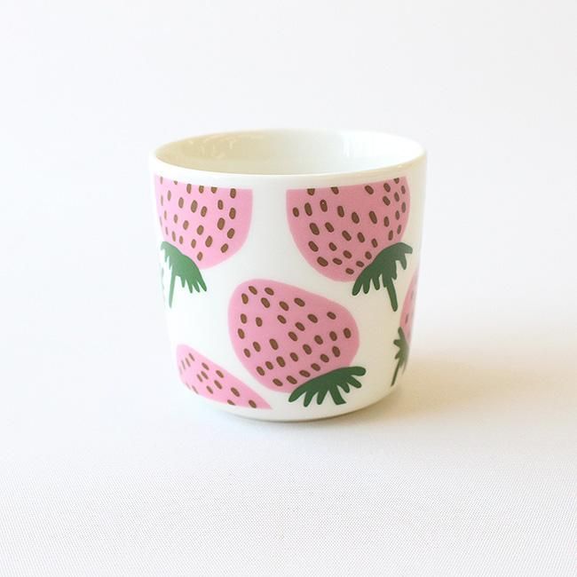 マリメッコ マンシッカヴオレット ラテマグ / marimekko Mansikkavuoret Latte Mug / （単体販売）