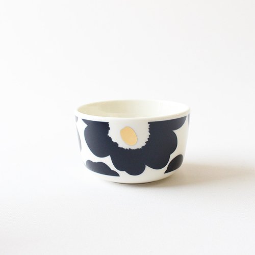 【日本限定】【2023秋冬限定】マリメッコ ウニッコ ボウル / marimekko UNIKKO Bowl / ダークネイビー×ゴールド