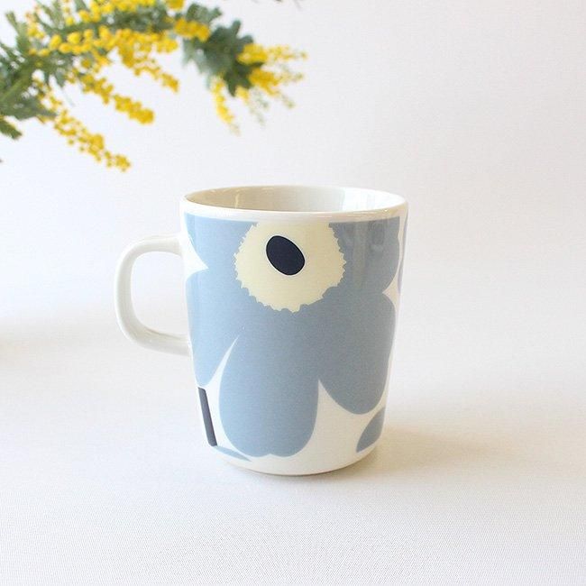 マリメッコ ウニッコ マグカップ250ml / marimekko UNIKKO Mug / ライトブルー