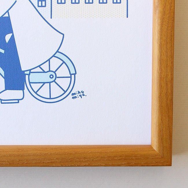 2024アニバーサリー】miho miyauchi×krone スクエアポスター20cm